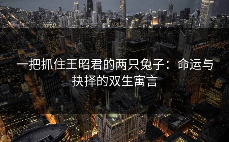 一把抓住王昭君的两只兔子：命运与抉择的双生寓言