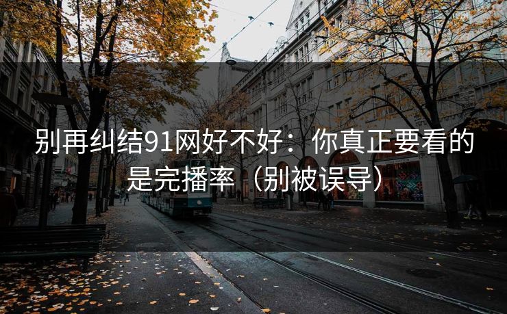 别再纠结91网好不好：你真正要看的是完播率（别被误导）